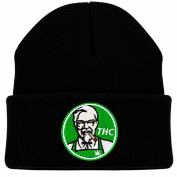 Funny KFC THC Beanie with Embroidered Logo