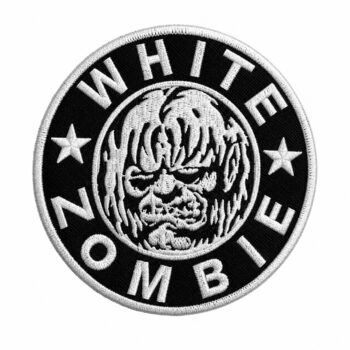 White Zombie Embroidered Patch