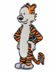 Calvin and Hobbes Embroidered Patch - Hobbes