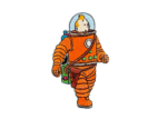 Tintin Embroidered Patch - Space Suit TinTin