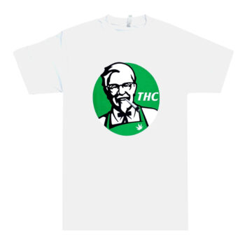 Funny KFC THC Shirt - Smoking Weed
