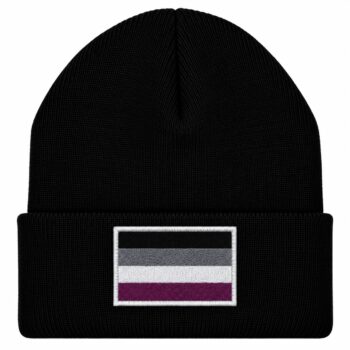 Asexual Beanie with Embroidered Logo - LGBT Pride
