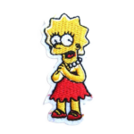 Lisa Simpson Embroidered Patch