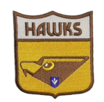 Hawthorn Football Club Hawks AFL Embroidered Patch