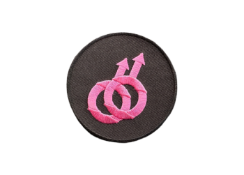 Femboy Pride Round Embroidered Patch