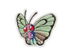 Butterfree Pokemon Embroidered Patch